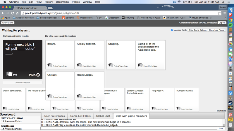 Illustration for article titled Best. Cards Against Humanity. Round. Ever